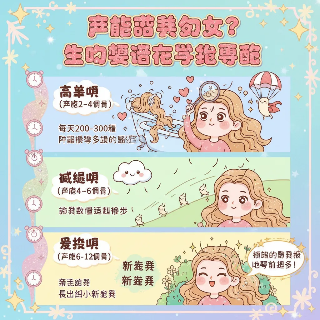 產後掉髮多久？先了解這個生理週期