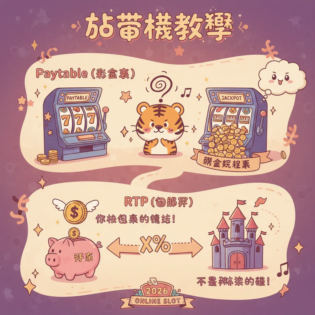 新手必看！老虎機教學：搞懂Paytable跟RTP規則