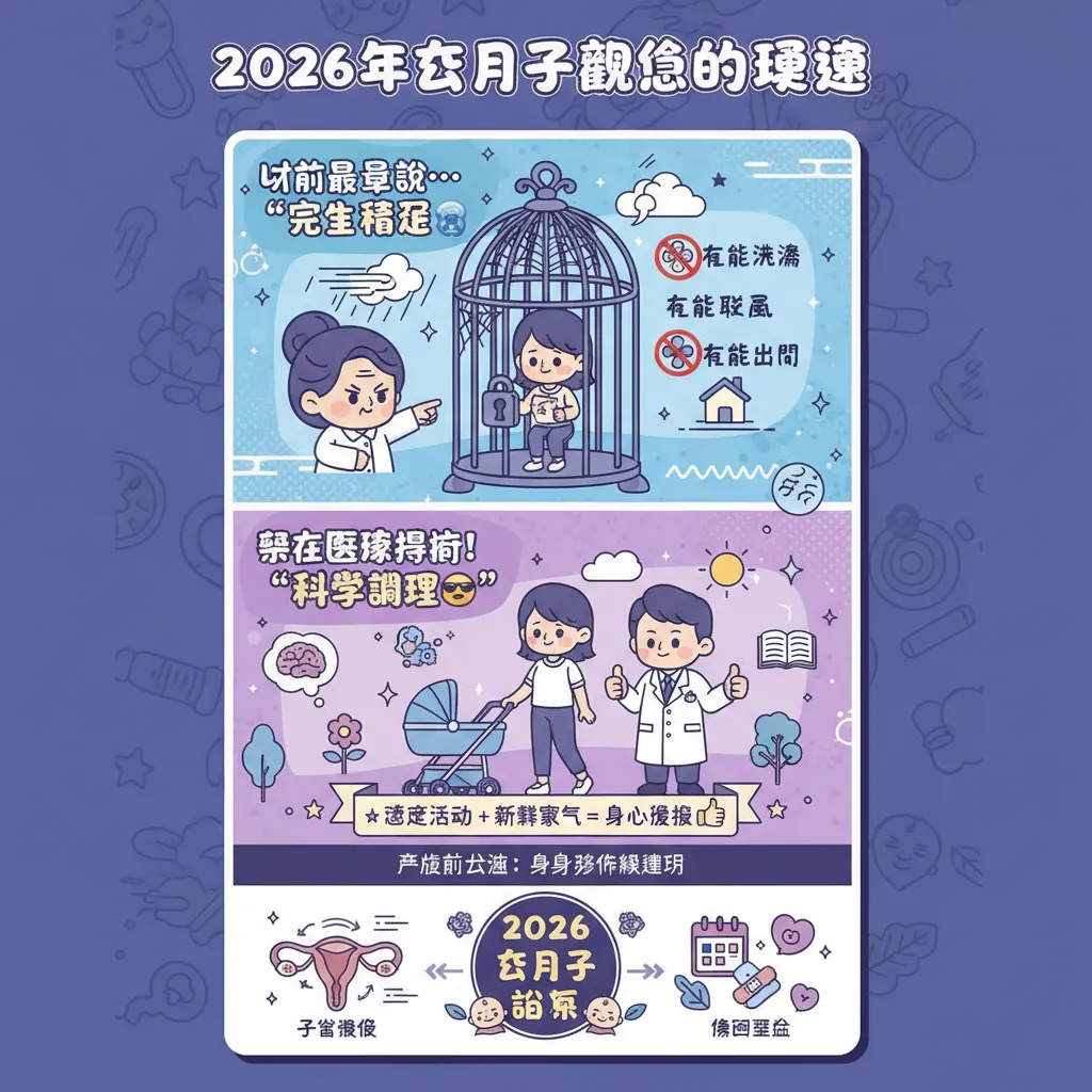 2026年坐月子觀唸的演變：從「閉關」到「科學調理」
