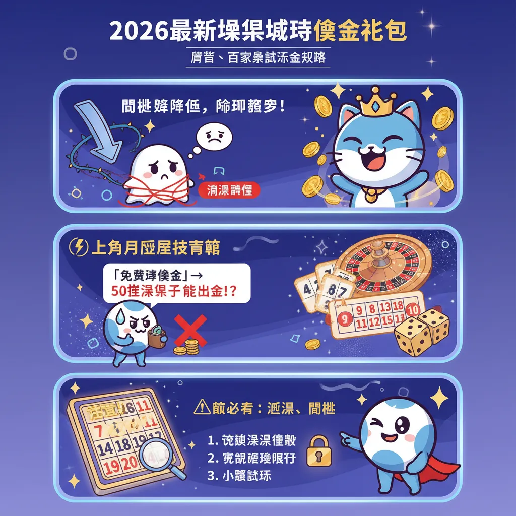 2026最新娛樂城體驗金禮包：賓果、百家樂試玩金攻略